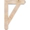 Ekena Millwork Traditional Craftsman Smooth Bracket w/ Offset Brace, Douglas Fir, 7 1/2"W x 30"D x 42"H BKT0806X30X42TRA04SDF - alternate 4